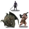 D&D Fantasy Miniatures: Icons Of The Realms: Demon Lords - Graz'zt, Fraz Urb'luu, And Kostchtchie -Toy Model Sales 2024 WZK96267