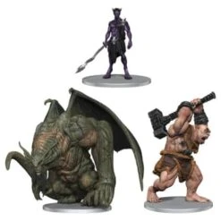 D&D Fantasy Miniatures: Icons Of The Realms: Demon Lords - Graz'zt, Fraz Urb'luu, And Kostchtchie